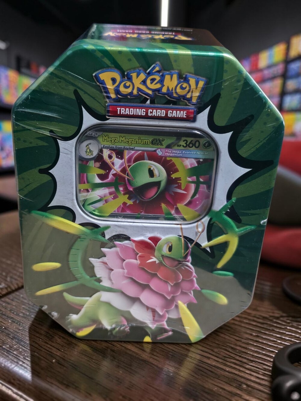 Ascended Heroes Mega Meganium ex Tin Brand New Sealed Pokemon TCG Mega Evolution